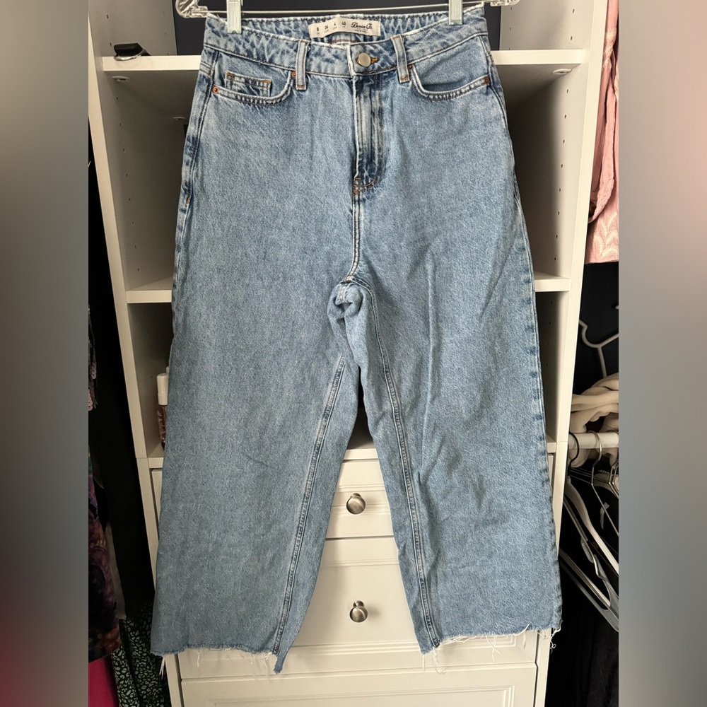 Straight leg jeans